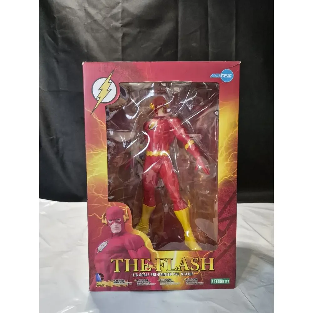 DC Comics ARTFX The Flash Statue Figure 1/6 Scale Kotobukiya Never Played With..